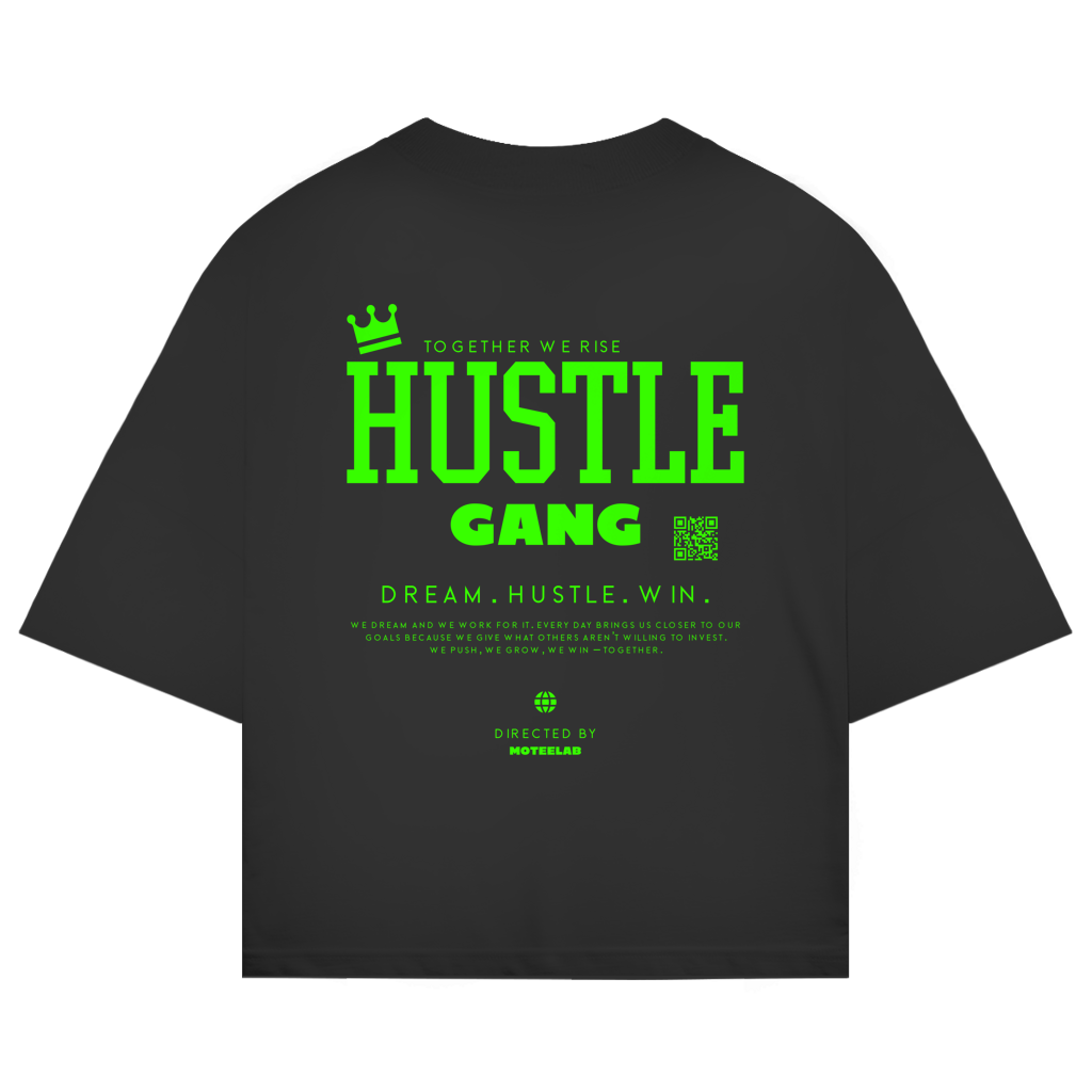 Hustle Gang Oversize T-Shirt Black