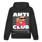 Anti Influencer Club Hoodie Black
