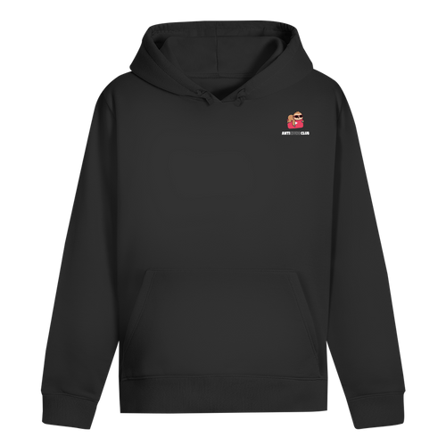 Anti Influencer Club Hoodie Black