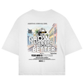 Grow & Succeed Oversize T-Shirt White