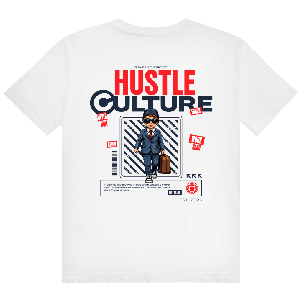Hustle Culture Core T-Shirt White
