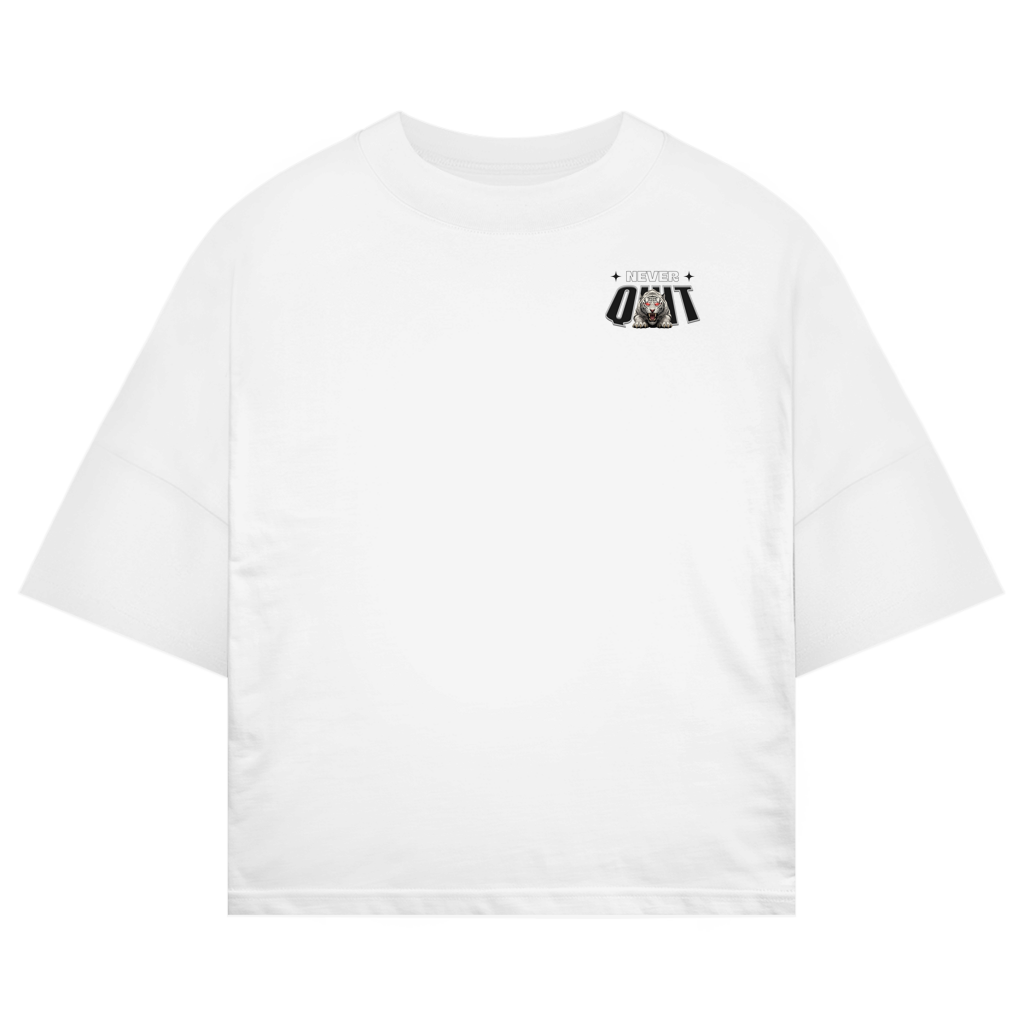 Never Quit Oversize T-Shirt White