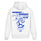 Proteinshake Club Oversize Hoodie White