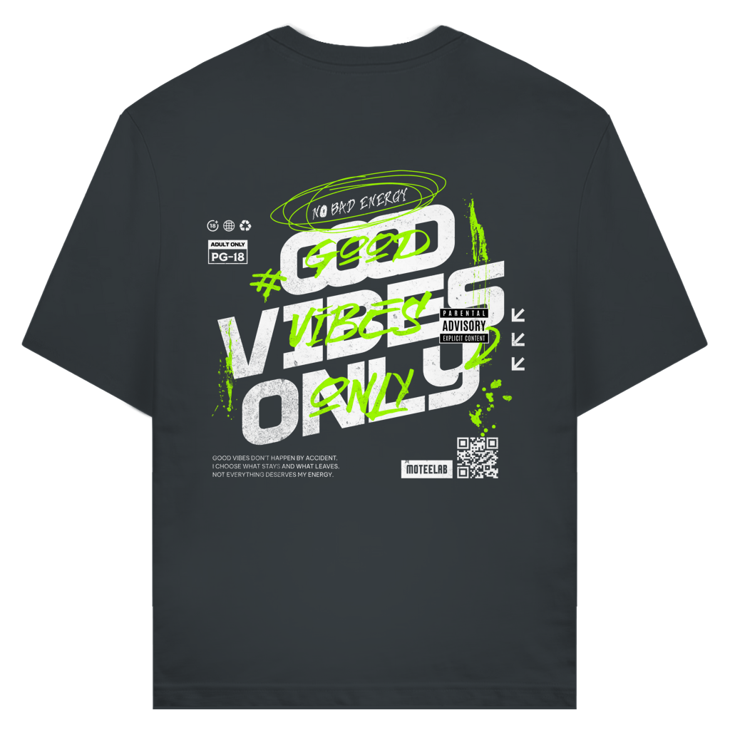Good Vibes Signature T-Shirt Anthrazit