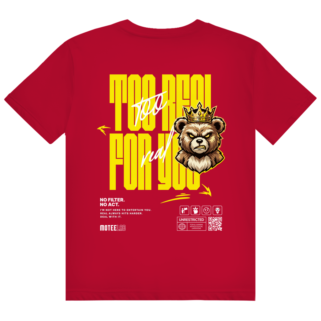 Too Real Core T-Shirt Red