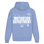 Motivation Department Oversize Hoodie Light Blue
