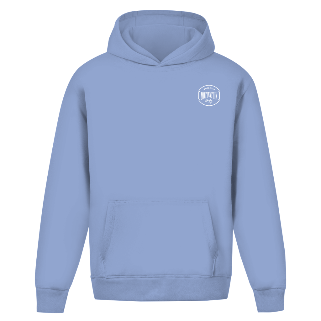 Motivation Department Oversize Hoodie Light Blue