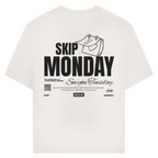 Skip Monday Signature T-Shirt Vintage White