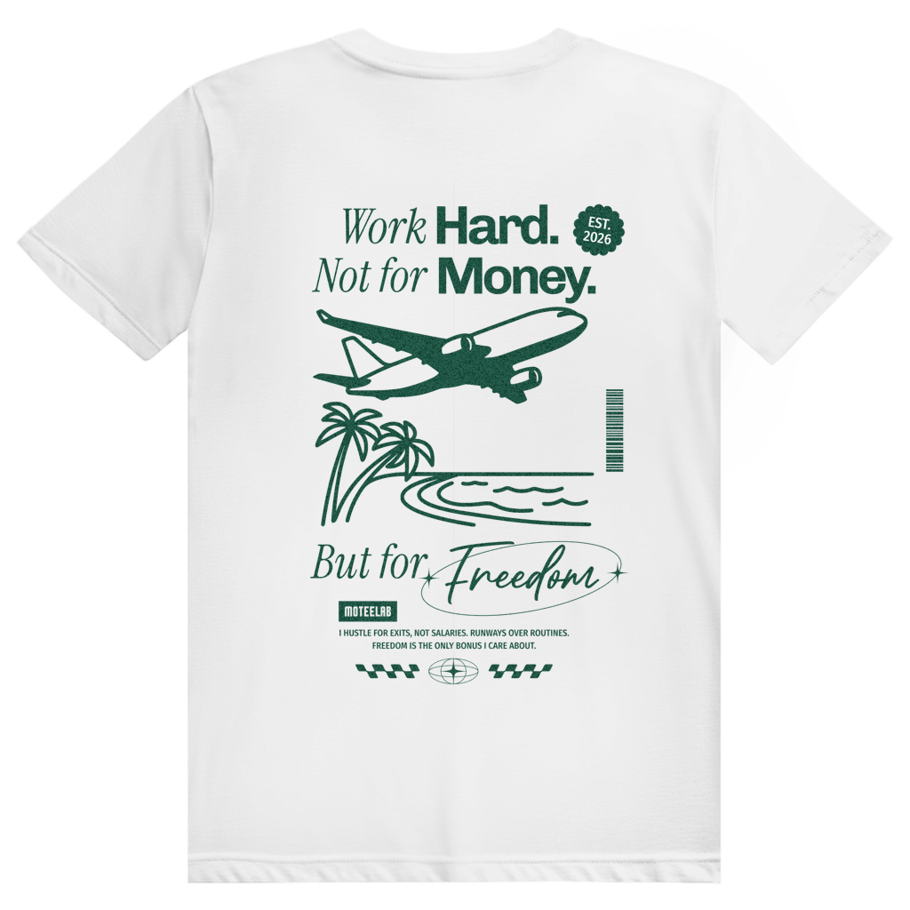 Work Hard Signature T-Shirt White
