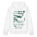 Work Hard Hoodie White
