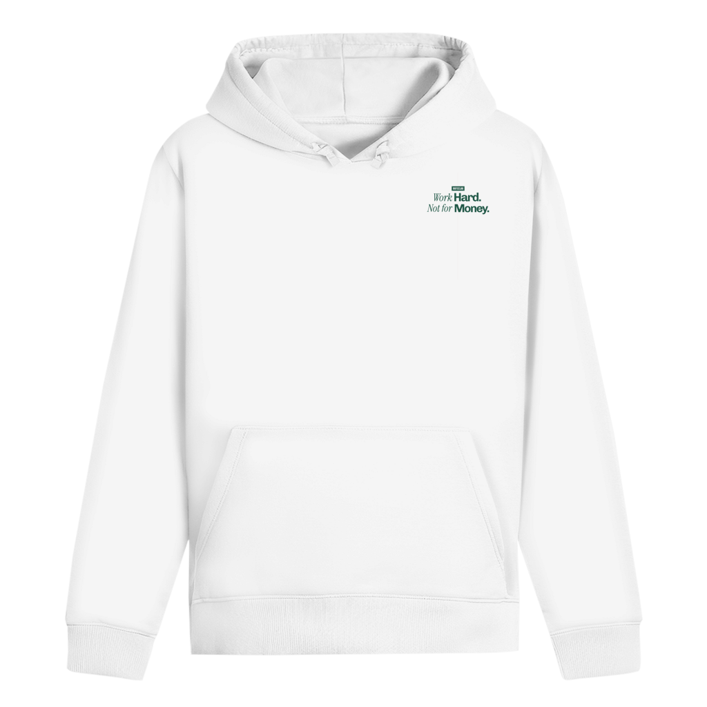 Work Hard Hoodie White