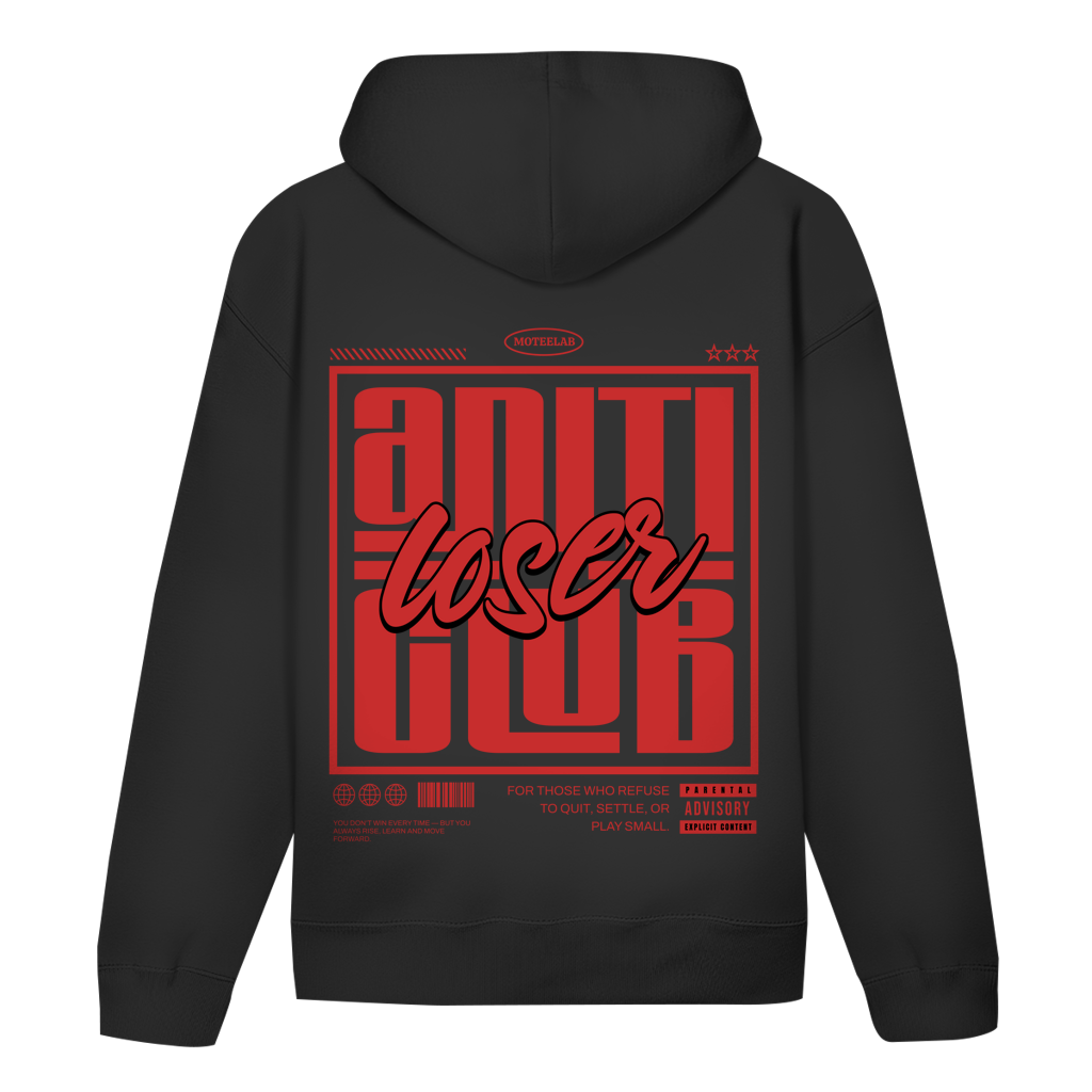 Anti Loser Club Hoodie Black